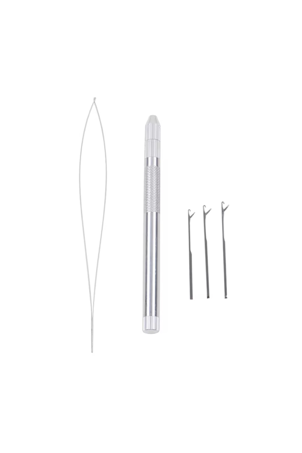 Needle with double function (aluminum) - silver