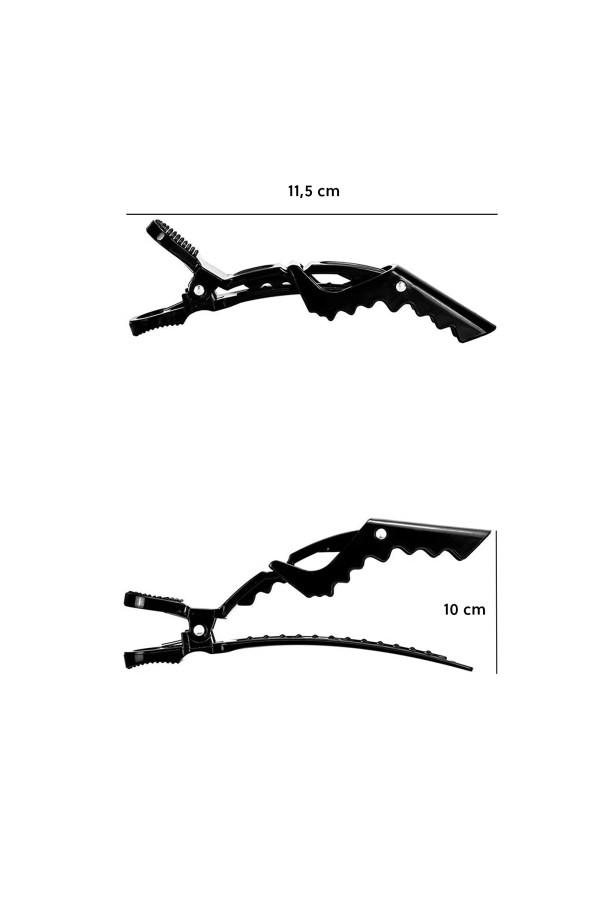 Abteilklammer Krokodil (10 Stück)