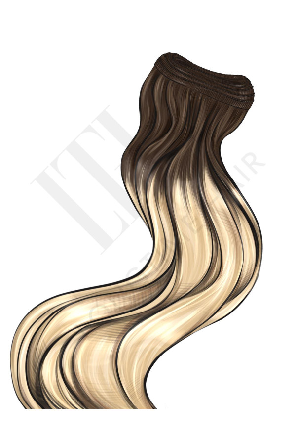 Invisible Wefts Balayage 45-60 cm