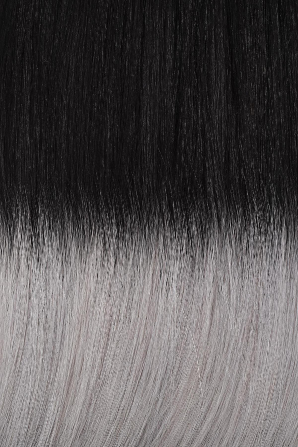 Clip In Vernäht 45 cm Farbe N° T1B/Silver Balayage [15 cm]