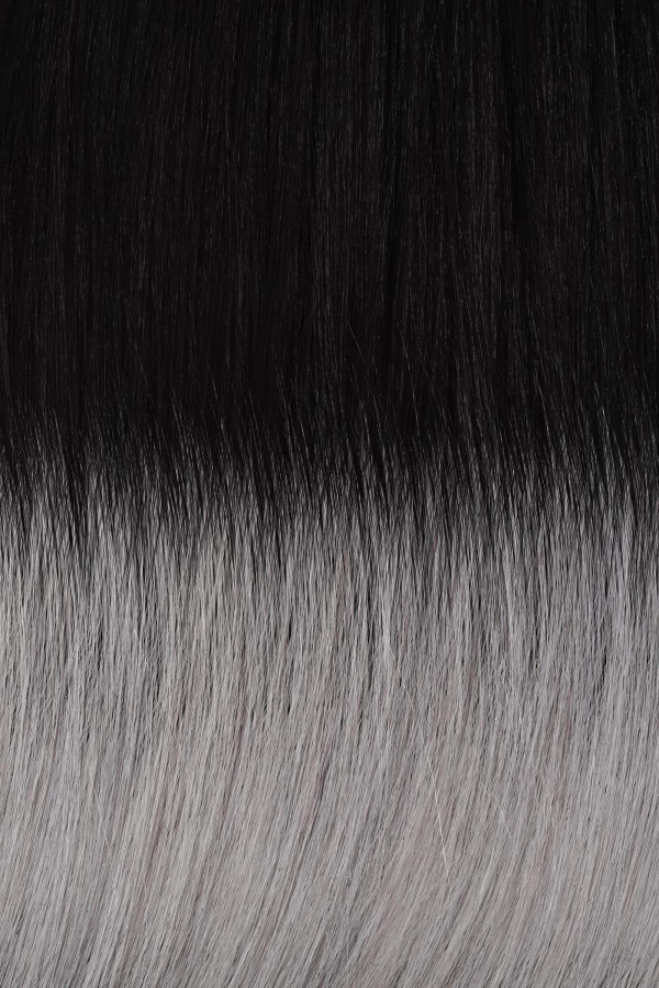 Clip In Cosido 45 cm Color N° T1/Silver Grey Balayage [15 cm]